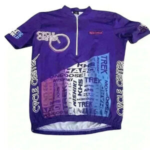 Giordana Athletic World Cycle Center Men’s Jersey SZ small Purple